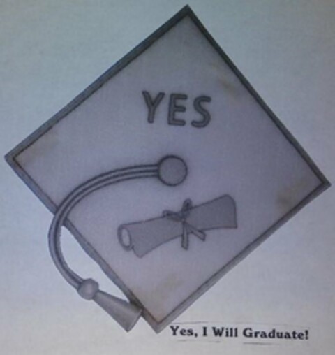 YES, I WILL GRADUATE! Logo (USPTO, 21.08.2018)