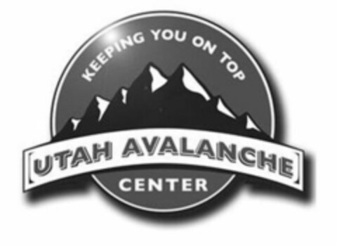 KEEPING YOU ON TOP UTAH AVALANCHE CENTER Logo (USPTO, 21.08.2018)