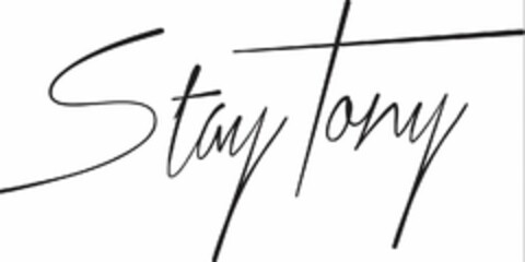 STAY TONY Logo (USPTO, 28.01.2019)