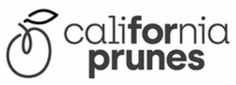 CALIFORNIA PRUNES Logo (USPTO, 02/25/2019)