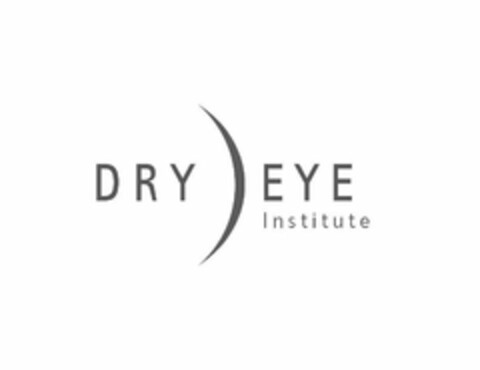 DRY EYE INSTITUTE Logo (USPTO, 09/15/2019)