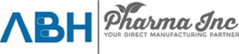 ABH PHARMA INC YOUR DIRECT MANUFACTURING PARTNER Logo (USPTO, 10/07/2019)