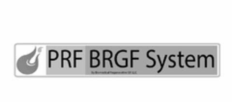 PRF BRGF SYSTEM BY BIOMEDICAL REGENERATIVE GF, LLC Logo (USPTO, 10/23/2019)