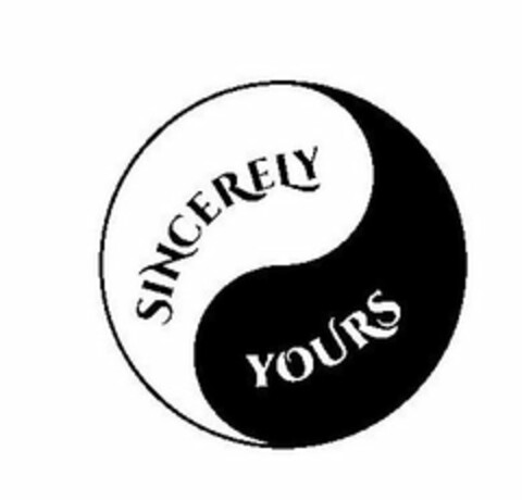 SINCERELY YOURS Logo (USPTO, 26.11.2019)