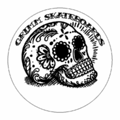 GRIMM SKATEBOARDS Logo (USPTO, 02.03.2009)