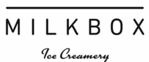 MILKBOX ICE CREAMERY Logo (USPTO, 12.10.2015)