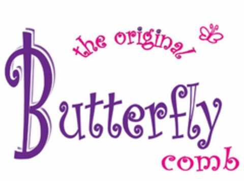 THE ORIGINAL BUTTERFLY COMB Logo (USPTO, 18.03.2009)