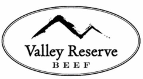 VALLEY RESERVE BEEF Logo (USPTO, 06.11.2009)