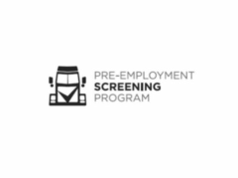 PRE-EMPLOYMENT SCREENING PROGRAM Logo (USPTO, 07.01.2010)