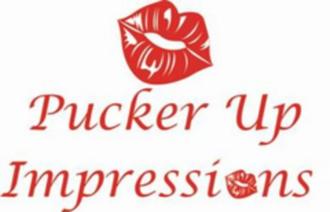 PUCKER UP IMPRESSIONS Logo (USPTO, 22.01.2010)