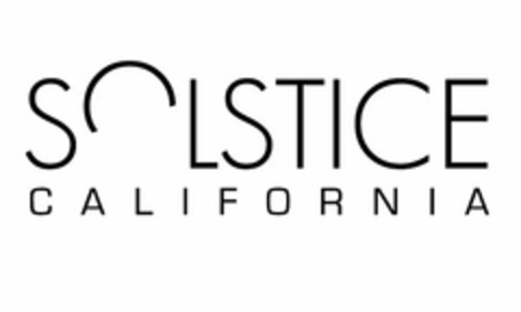 SOLSTICE CALIFORNIA Logo (USPTO, 02/22/2010)