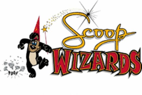 SCOOP WIZARDS POOF Logo (USPTO, 29.09.2010)