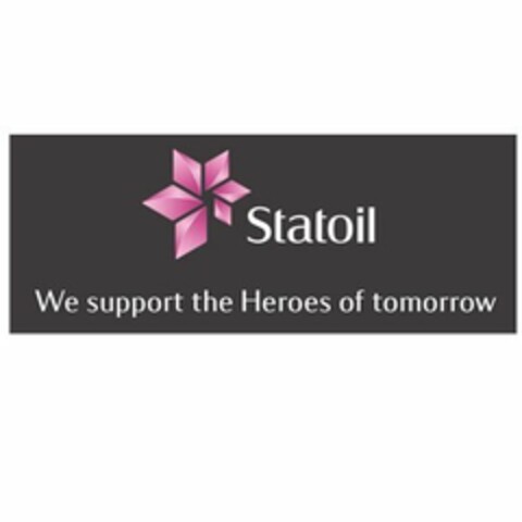 STATOIL WE SUPPORT THE HEROES OF TOMORROW Logo (USPTO, 01.07.2011)