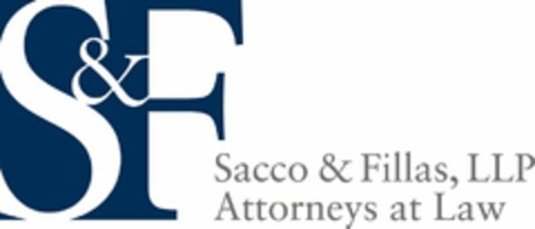 S&F SACCO & FILLAS, LLP ATTORNEYS AT LAW Logo (USPTO, 16.12.2011)