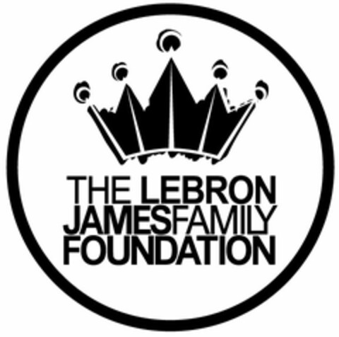 THE LEBRON JAMES FAMILY FOUNDATION Logo (USPTO, 08/22/2012)