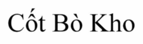 COT BÒ KHO Logo (USPTO, 13.11.2012)