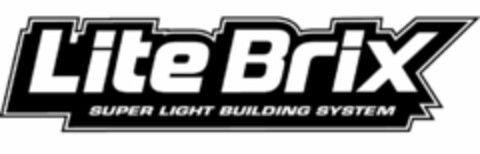 LITE BRIX SUPER LIGHT BUILDING SYSTEM Logo (USPTO, 04.03.2013)