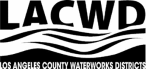 LACWD LOS ANGELES COUNTY WATERWORKS DISTRICTS Logo (USPTO, 08/21/2013)