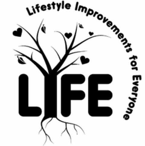 LIFE LIFESTYLE IMPROVEMENTS FOR EVERYONE Logo (USPTO, 01.05.2014)