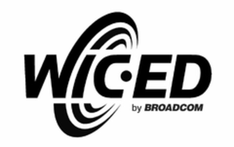 WICED BY BROADCOM Logo (USPTO, 06/05/2014)