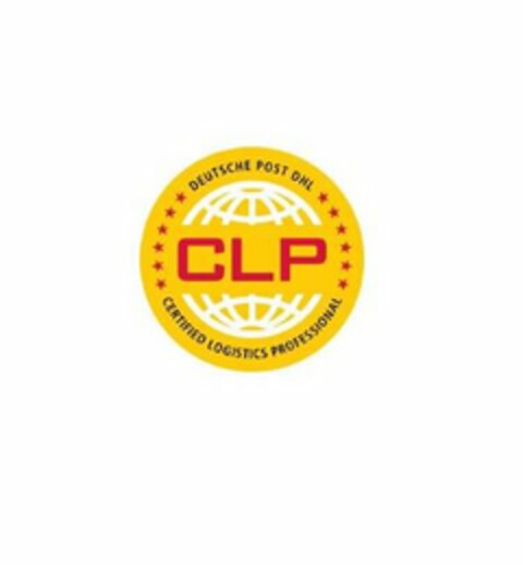 CLP DEUTSCHE POST DHL CERTIFIED LOGISTICS PROFESSIONAL Logo (USPTO, 02.04.2015)