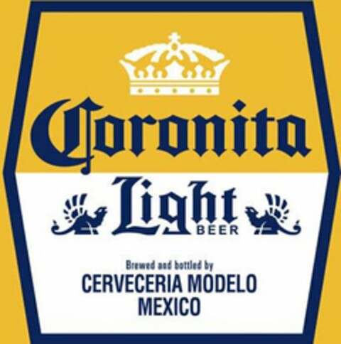 CORONITA LIGHT BEER BREWED AND BOTTLED BY CERVECERIA MODELO MEXICO Logo (USPTO, 17.04.2015)