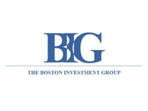 BIG THE BOSTON INVESTMENT GROUP Logo (USPTO, 21.04.2015)