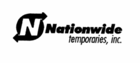 N NATIONWIDE TEMPORARIES, LLC. Logo (USPTO, 04/22/2015)