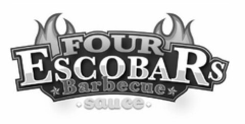 FOUR ESCOBARS BARBECUE SAUCE Logo (USPTO, 02/26/2016)