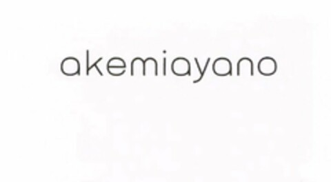 AKEMIAYANO Logo (USPTO, 10.11.2016)
