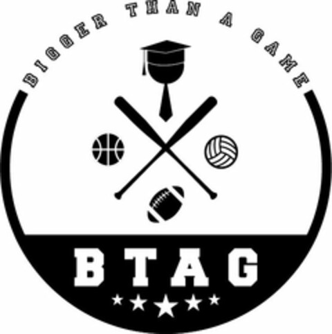 BIGGER THAN A GAME BTAG Logo (USPTO, 05/10/2017)