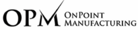 OPM ONPOINT MANUFACTURING Logo (USPTO, 07/07/2017)