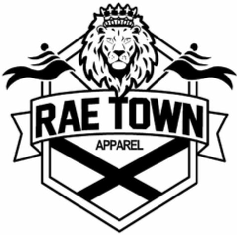 RAE TOWN APPAREL Logo (USPTO, 07/11/2017)