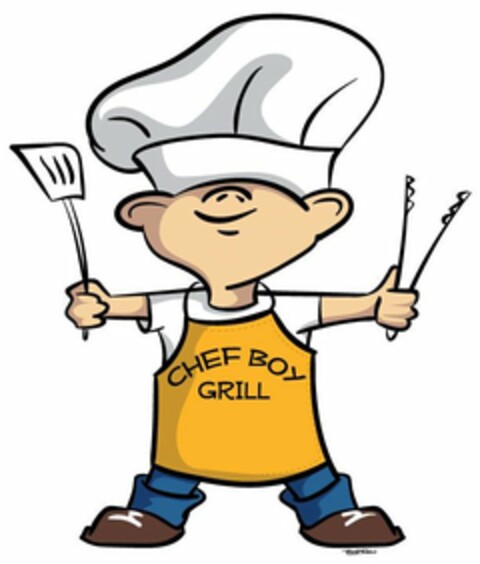 CHEF BOY GRILL TOMMY FRANCO Logo (USPTO, 08/04/2017)