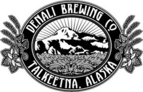 DENALI BREWING CO. TALKEETNA, ALASKA Logo (USPTO, 02/09/2018)