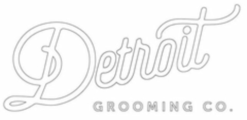 DETROIT GROOMING CO. Logo (USPTO, 23.02.2018)