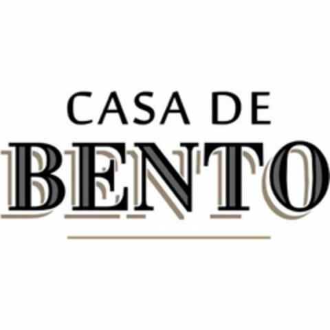 CASA DE BENTO Logo (USPTO, 06.08.2018)