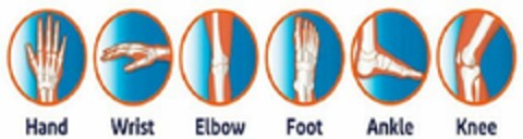 HAND WRIST ELBOW FOOT ANKLE KNEE Logo (USPTO, 11/16/2018)