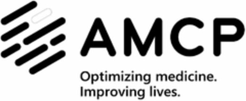 AMCP OPTIMIZING MEDICINE IMPROVING LIVES Logo (USPTO, 09.07.2019)