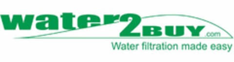 WATER2BUY.COM WATER FILTRATION MADE EASY Logo (USPTO, 01/09/2020)