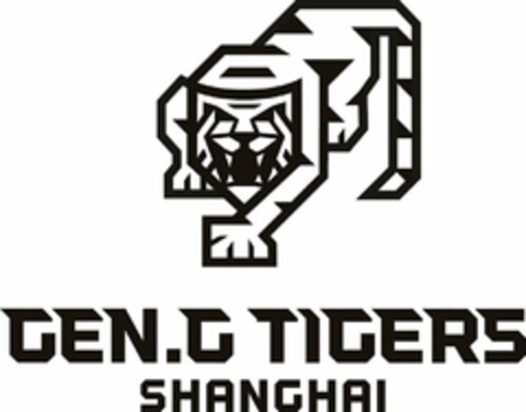 GEN.G TIGERS SHANGHAI Logo (USPTO, 01/17/2020)