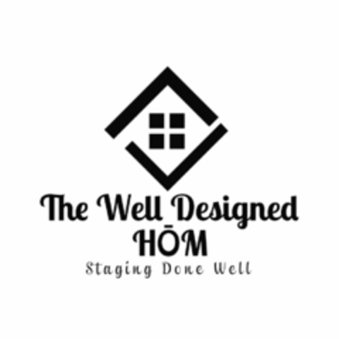 THE WELL DESIGNED HOM STAGING DONE WELL Logo (USPTO, 04/10/2020)