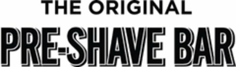THE ORIGINAL PRE-SHAVE BAR Logo (USPTO, 28.08.2020)