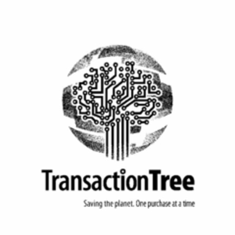 TRANSACTIONTREE SAVING THE PLANET. ONE PURCHASE AT A TIME Logo (USPTO, 16.01.2009)