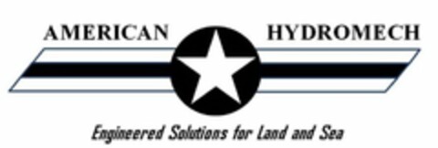 AMERICAN HYDROMECH ENGINEERED SOLUTIONS FOR LAND AND SEA Logo (USPTO, 28.01.2009)
