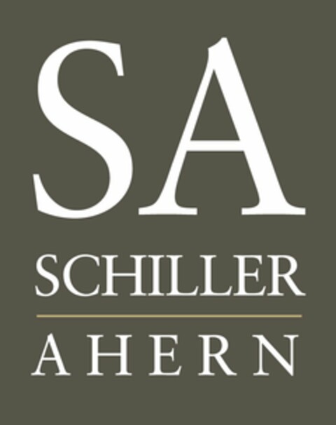 SA SCHILLER AHERN Logo (USPTO, 20.07.2009)