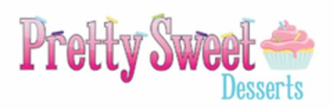 PRETTY SWEET DESSERTS Logo (USPTO, 24.08.2009)