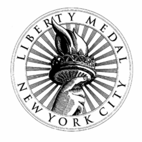 LIBERTY MEDAL NEW YORK CITY Logo (USPTO, 24.09.2010)