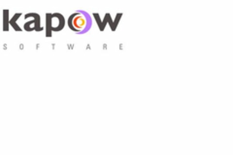 KAPOW SOFTWARE Logo (USPTO, 11.11.2010)