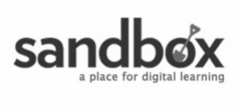 SANDBOX A PLACE FOR DIGITAL LEARNING Logo (USPTO, 01.06.2011)